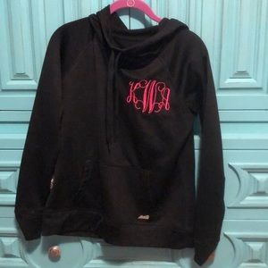 Monogrammed sweatshirt with instills KAW